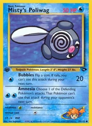 Misty's Poliwag 89 Normal