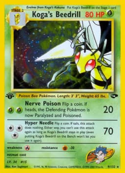 Koga's Beedrill Holo