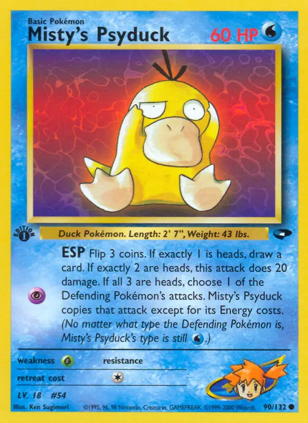 Misty's Psyduck 90 Normal