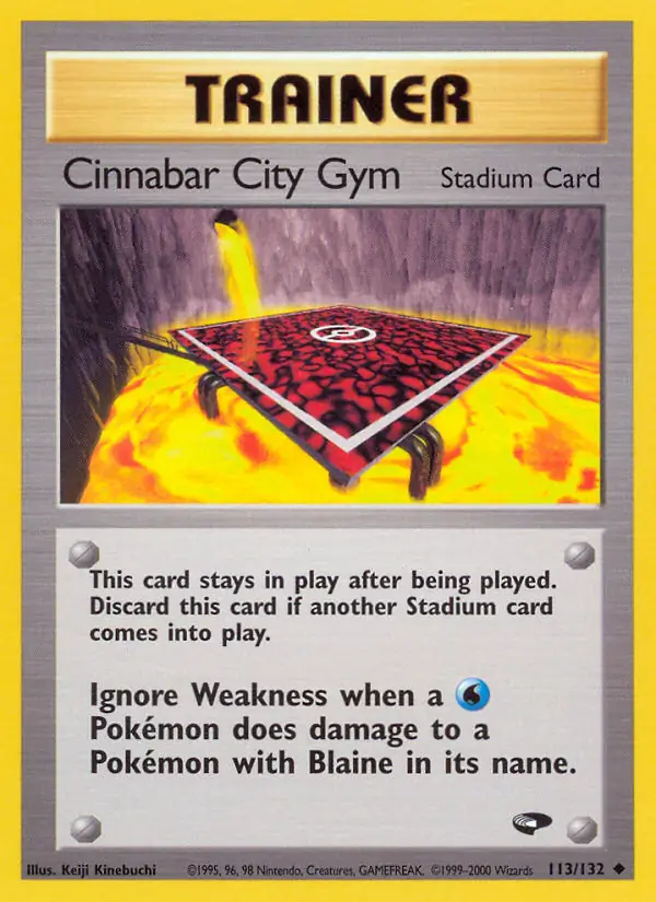 Cinnabar City Gym 113 Normal