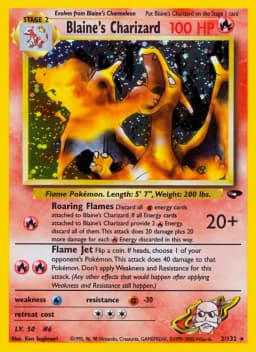 Blaine's Charizard Holo