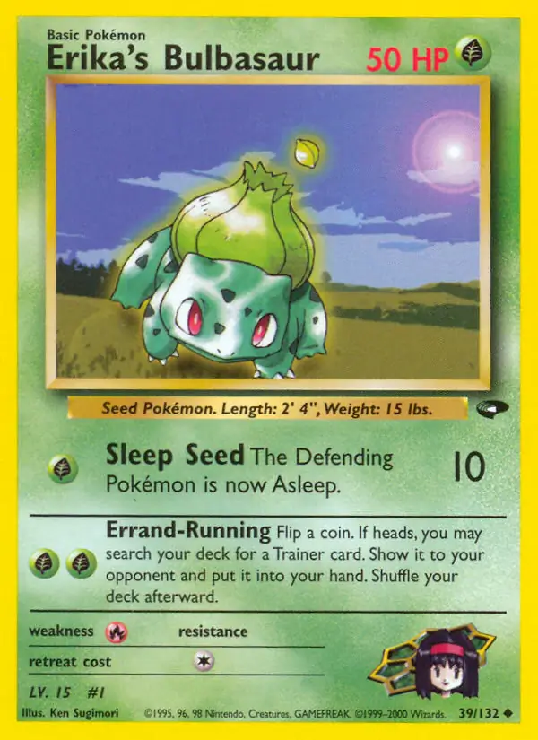 Erika's Bulbasaur 39 Normal