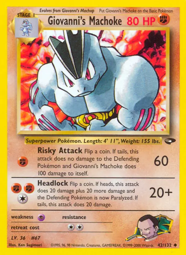 Giovanni's Machoke 42 Normal