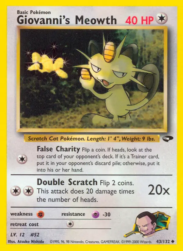 Giovanni's Meowth 43 Normal