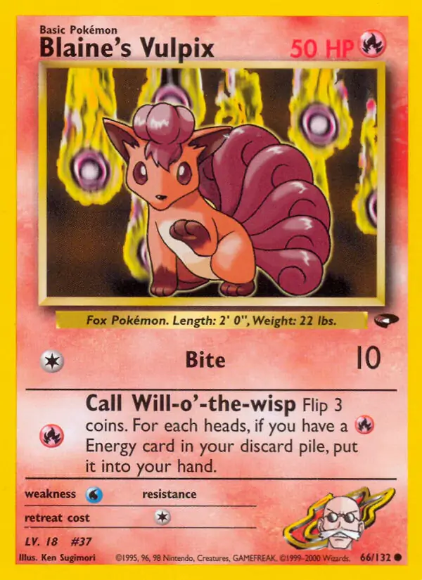 Blaine's Vulpix 66 Normal