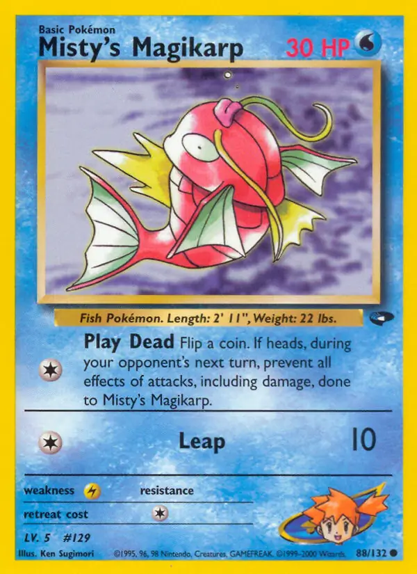 Misty's Magikarp 88 Normal