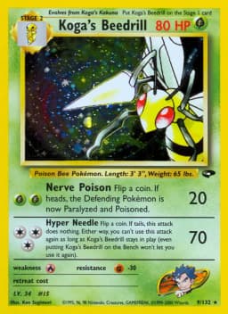 Koga's Beedrill Holo