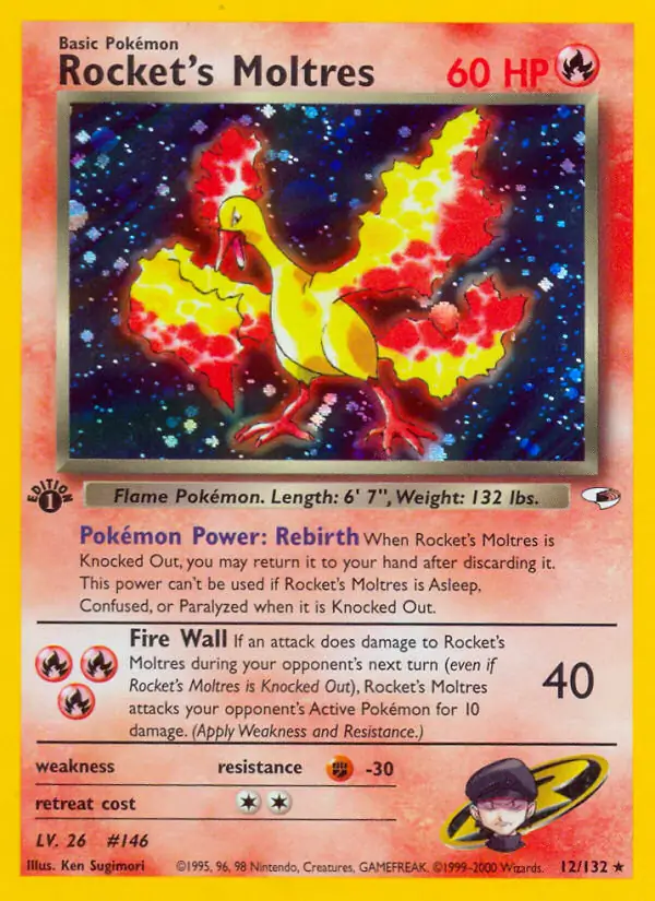 Rocket's Moltres Holo 12 Normal