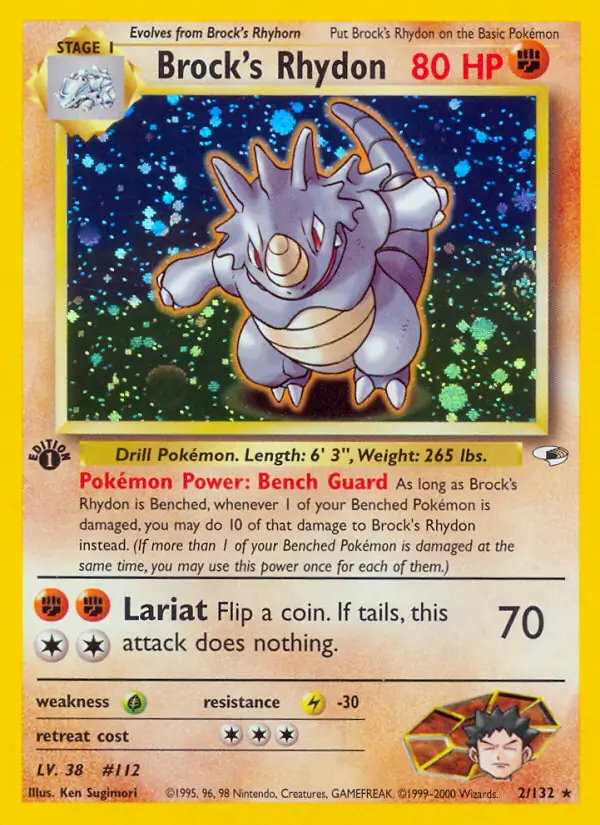 Brock's Rhydon Holo 2 Normal