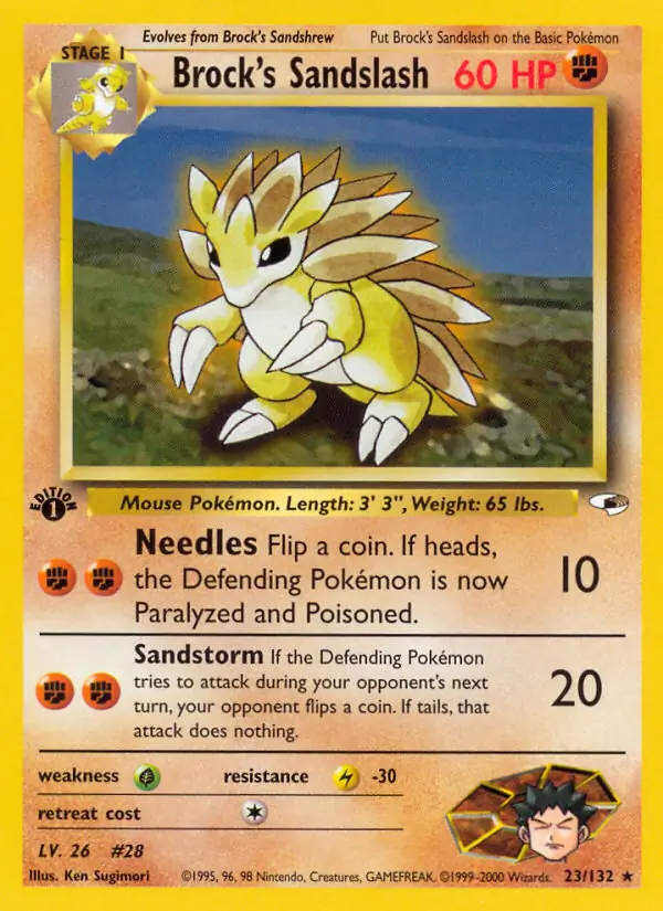 Brock's Sandslash 23 Normal