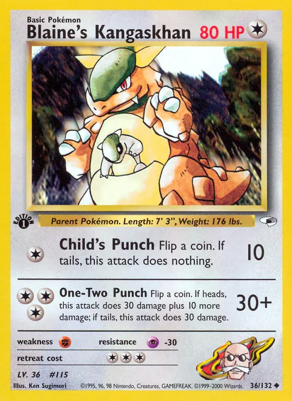 Blaine's Kangaskhan 36 Normal