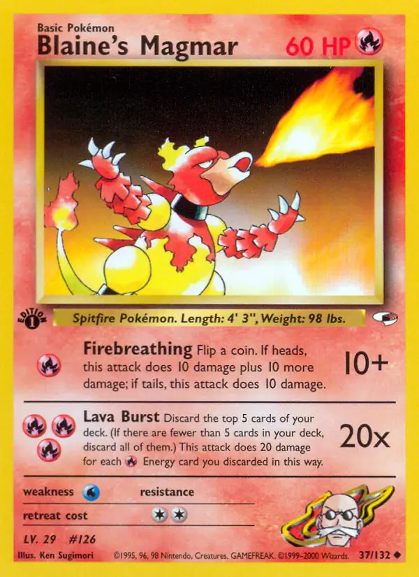 Blaine's Magmar 37 Normal