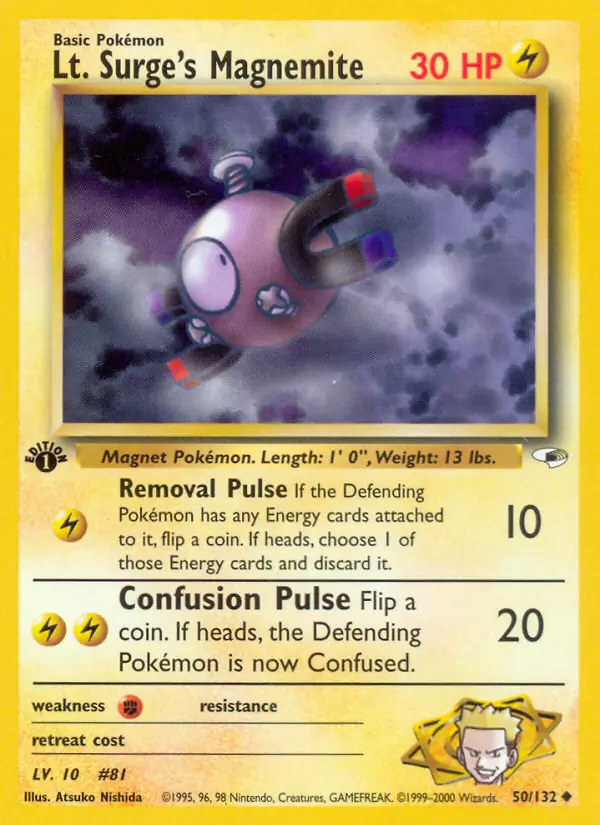 Lt. Surge's Magnemite 50 Normal