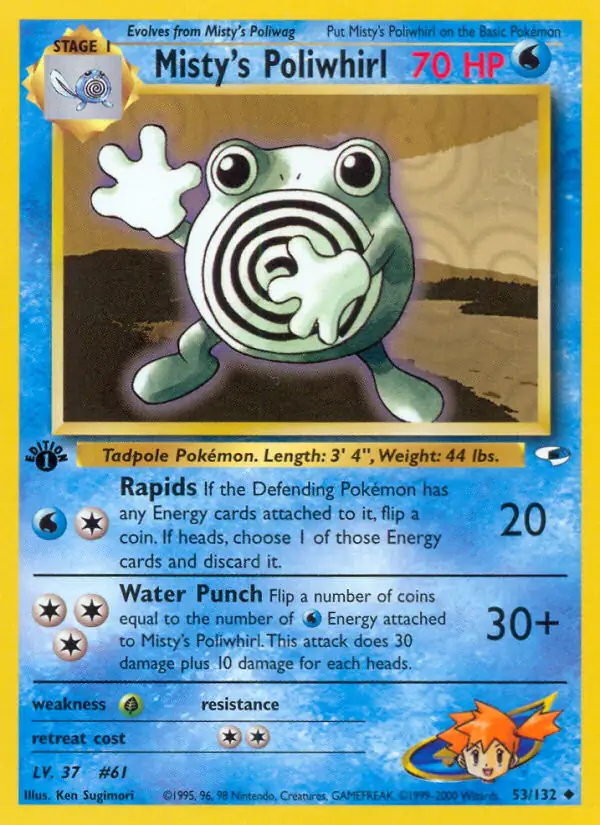 Misty's Poliwhirl 53 Normal