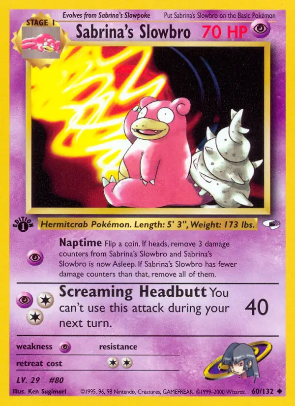 Sabrina's Slowbro 60 Normal