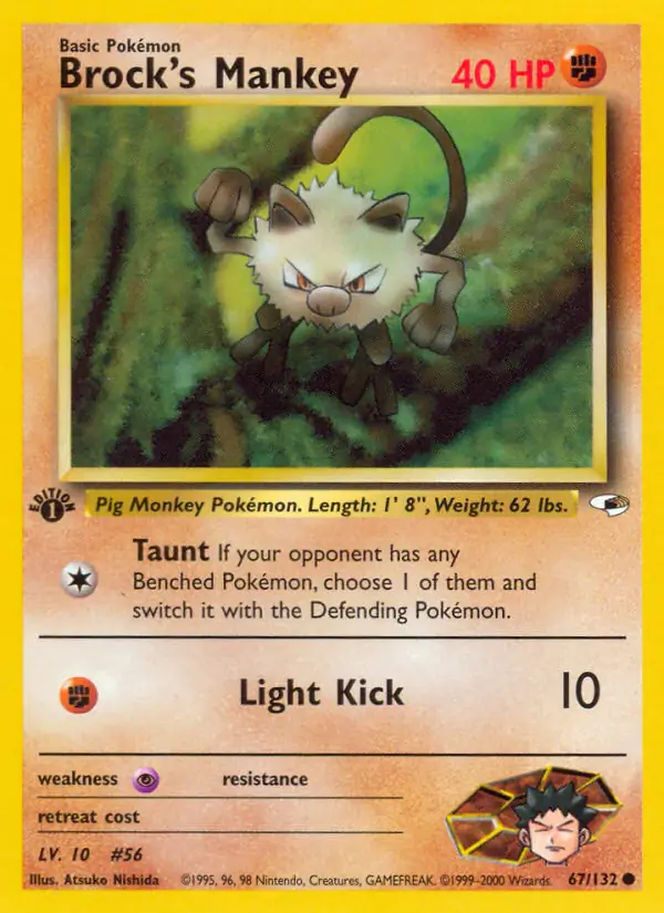 Brock's Mankey 67 Normal