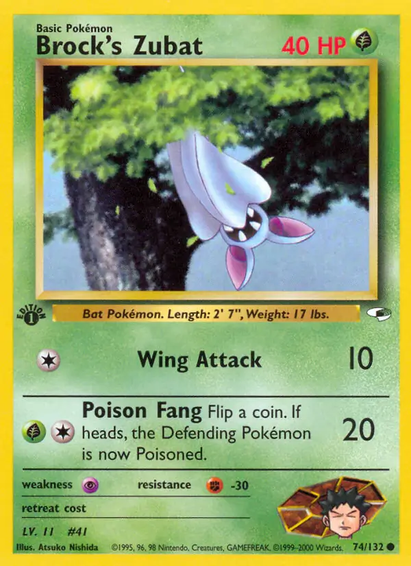 Brock's Zubat 74 Normal