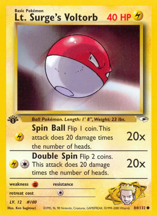 Lt. Surge's Voltorb 84 Normal