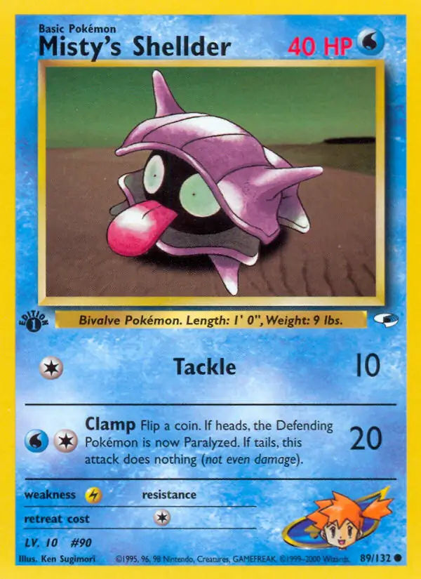 Misty's Shellder 89 Normal