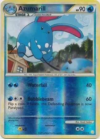 Azumarill Reverse Holo 2 Normal