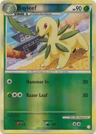 Bayleef Reverse Holo 35