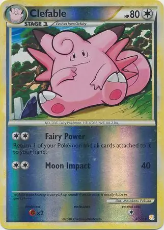 Clefable Reverse Holo 3 Normal