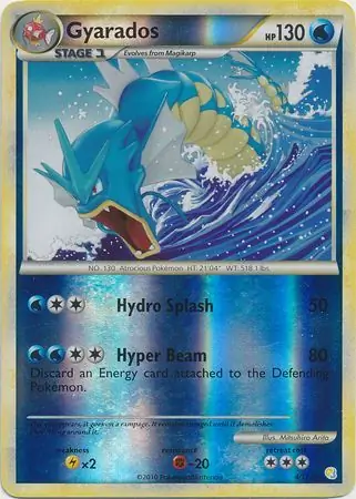 Gyarados Reverse Holo 4 Normal