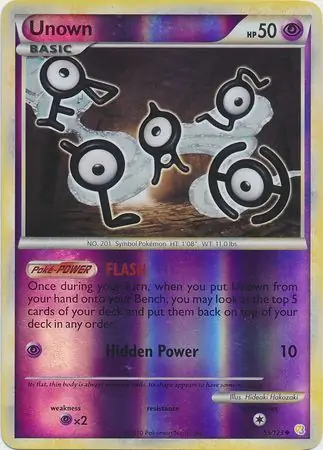 Unown Reverse Holo 55