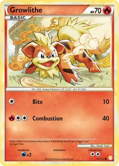 Growlithe 65 Normal