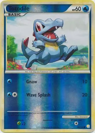Totodile Reverse Holo 86