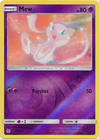 Mew Reverse Holo 32 Normal