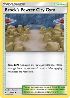 Brock's Pewter City Gym 54 Normal