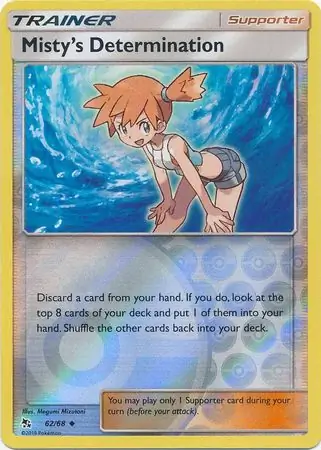 Misty's Determination Reverse Holo 62