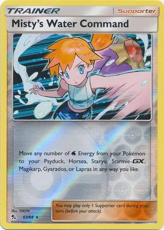 Misty's Water Command Reverse Holo 63 Normal
