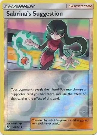 Sabrina's Suggestion Reverse Holo 65 Normal