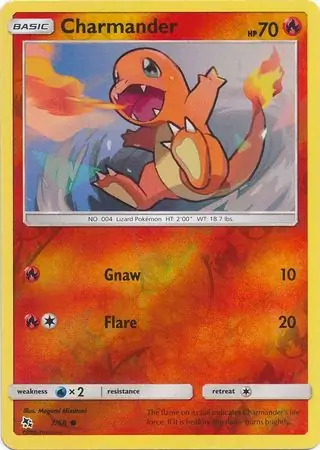 Charmander Reverse Holo 7 Normal
