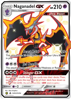 Naganadel GX SV63 Normal