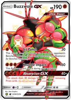 Buzzwole GX SV68 Normal