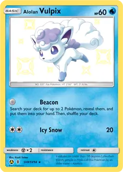Alolan Vulpix SV8 Normal
