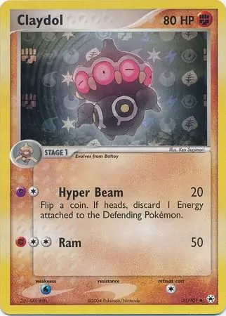 Claydol Reverse Holo 31