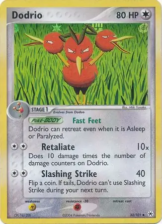 Dodrio Reverse Holo 33