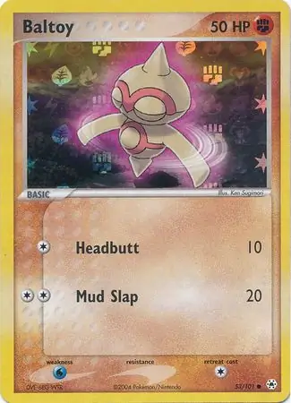 Baltoy Reverse Holo 53