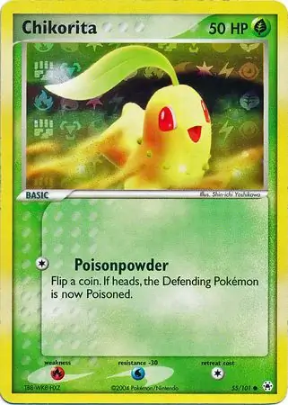 Chikorita Reverse Holo 55