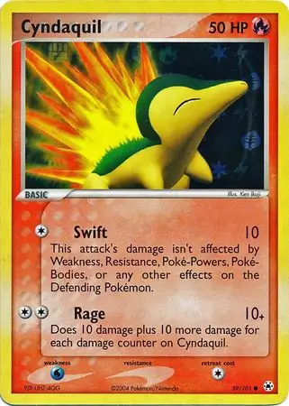 Cyndaquil Reverse Holo 59
