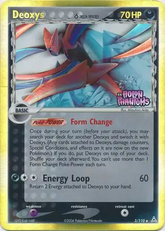 Deoxys Reverse Holo 3