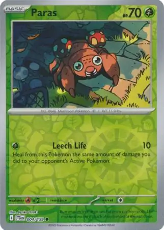Paras Reverse Holo 004 Normal