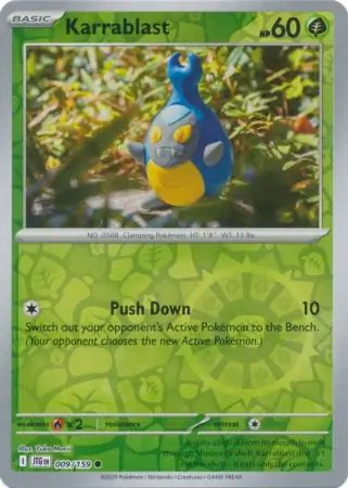 Karrablast Reverse Holo 009 Normal
