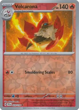 Volcarona Reverse Holo 029 Normal
