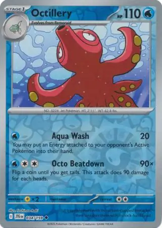 Octillery Reverse Holo 034 Normal