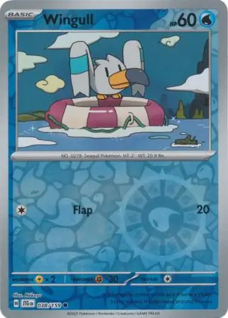 Wingull Reverse Holo 038 Normal